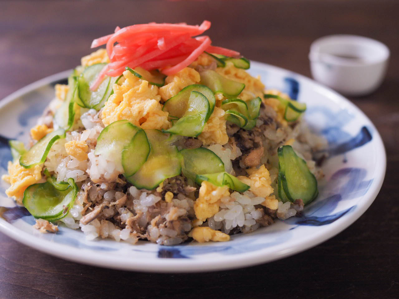 【サバ缶そぼろ寿司】